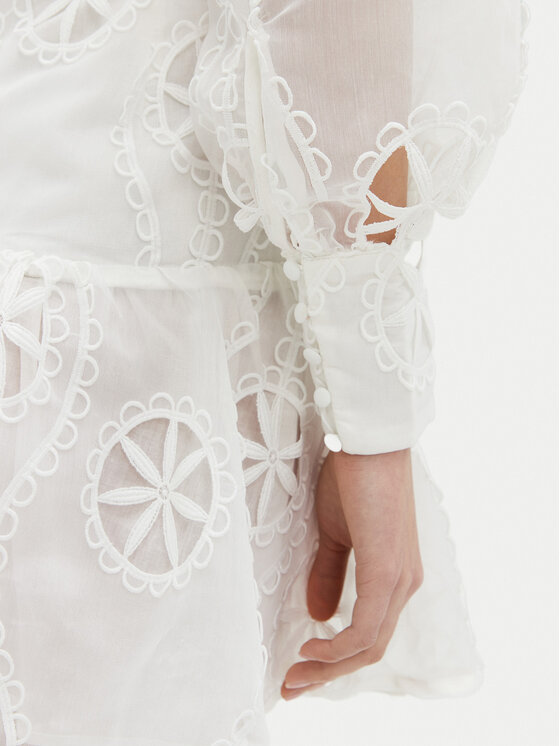 BARDOT BARDOT Abito da cocktail 59586DB3 Bianco Regular Fit