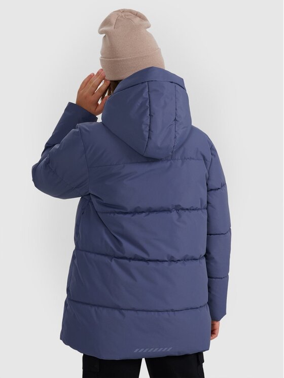 4F 4F Giubbotto piumino 4FJRAW25TDJAM0805-32S Blu scuro Regular Fit