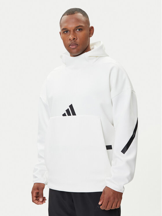 adidas adidas Pulóver Z.N.E. JF2454 Fehér Loose Fit