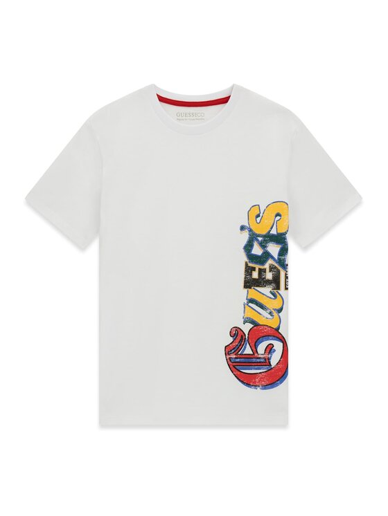 Guess Kids Guess Kids T-Shirt 183037 Biały Classic Fit