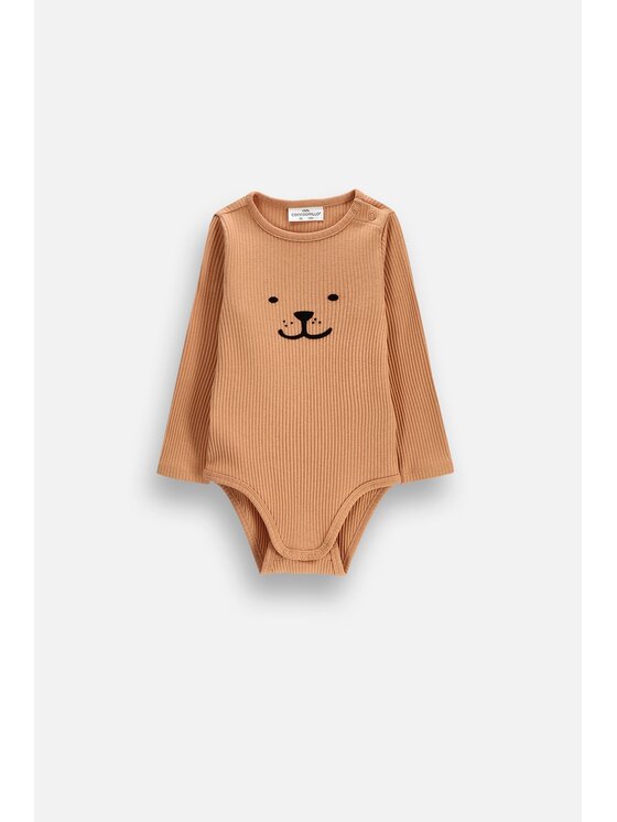 Coccodrillo Coccodrillo Body dziecięce ZC6112101SUN-002 Beżowy Regular Fit