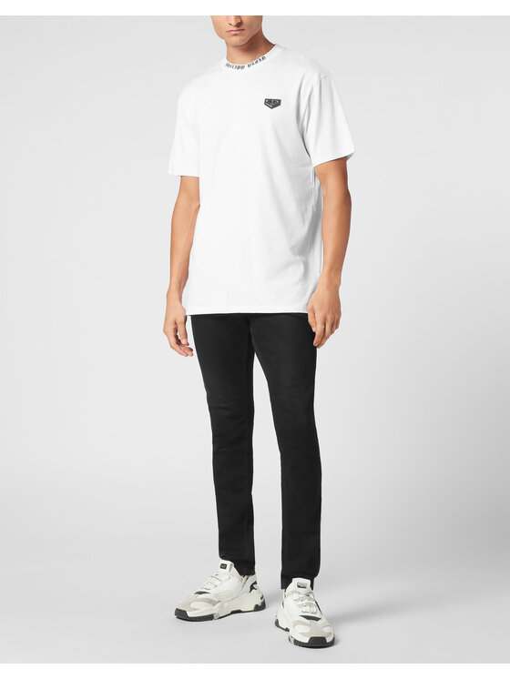PHILIPP PLEIN PHILIPP PLEIN T-Shirt 9567 Biały Regular Fit