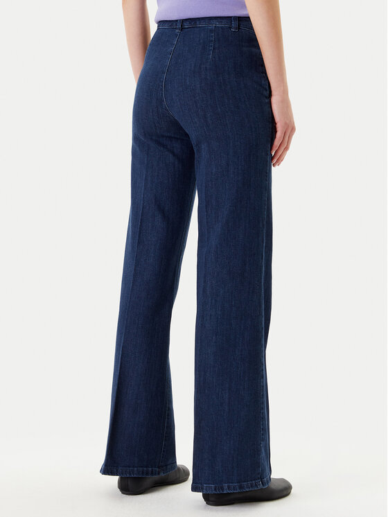 United Colors Of Benetton United Colors Of Benetton Jeansy 4TUTDF06V Granatowy Flare Fit