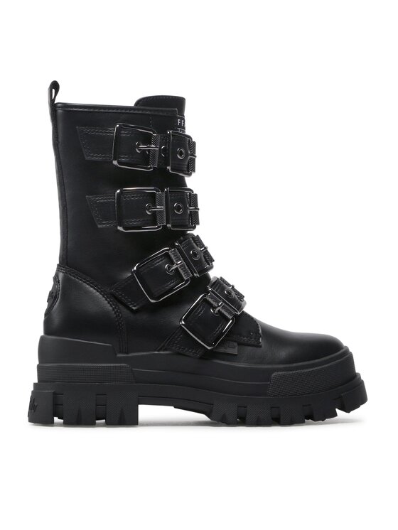 Buffalo Buffalo Botine Aspha Bike Hi BN1622157 Negru
