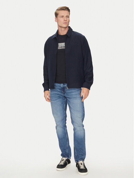 Guess Guess Kurtka przejściowa M5GL38 WHAO2 Granatowy Regular Fit