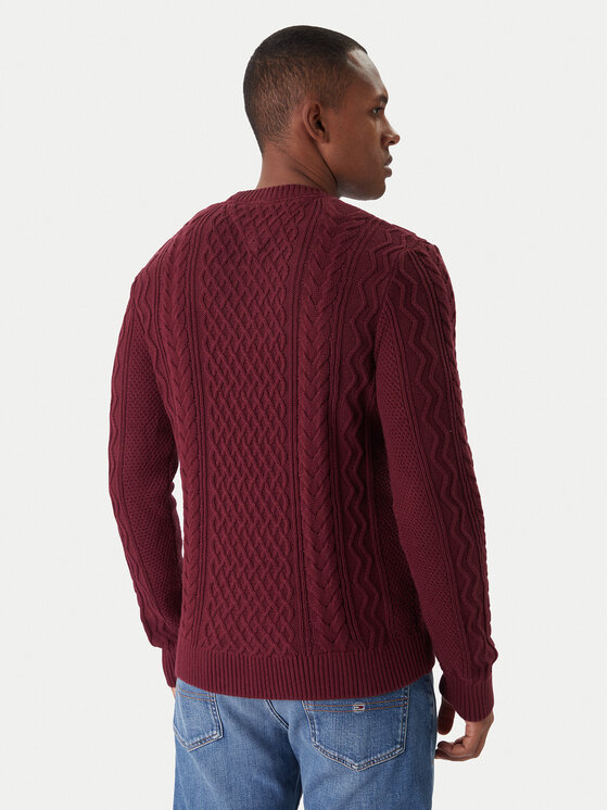 Tommy Jeans Tommy Jeans Pullover DM0DM22101 Rot Regular Fit