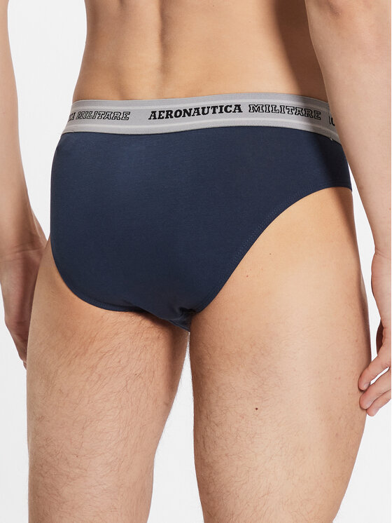 Aeronautica Militare Aeronautica Militare 2er-Set Slips AM1USL002 Dunkelblau