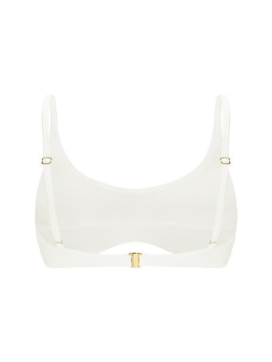 La Mania La Mania Top GRETA Bianco Classic Fit