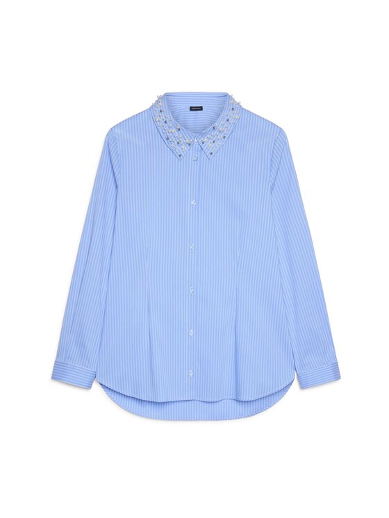 Fiorella Rubino Fiorella Rubino Camicia 5120T001363N0R4 Turchese A-Line Fit
