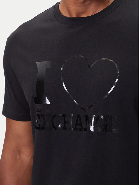 Armani Exchange Armani Exchange T-Shirt XM001413 AF16432 MC314 Černá Regular Fit