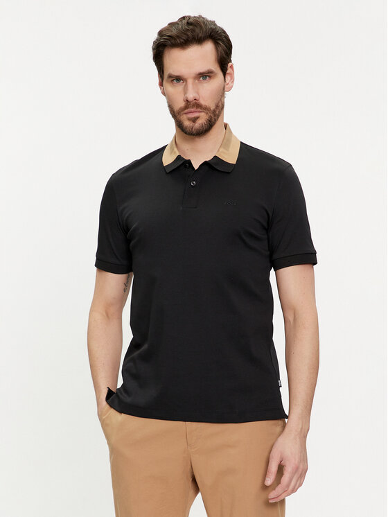 Boss Polo Phillipson 116 50508840 Melns Slim Fit