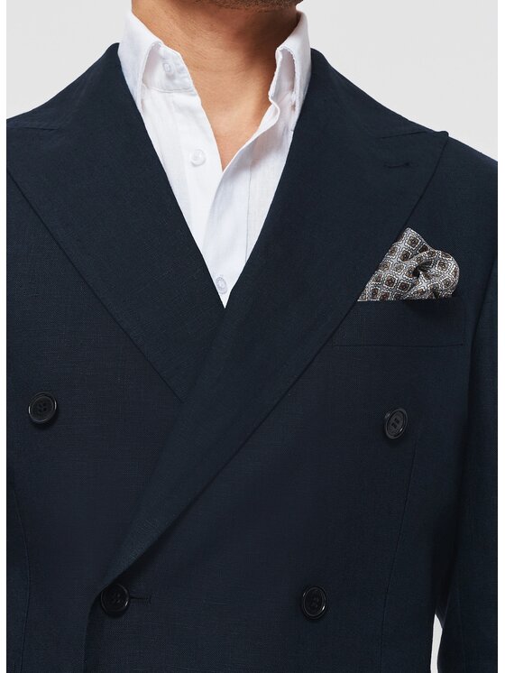 Pako Lorente Pako Lorente Marynarka P26SF-3X-026 Granatowy Slim Fit