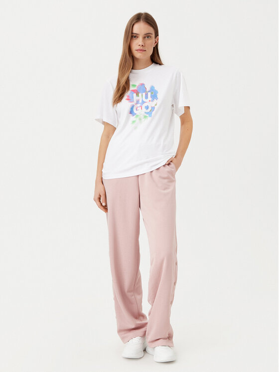 HUGO HUGO Sportinės kelnės Nicole_B 50531183 Rožinė Oversize