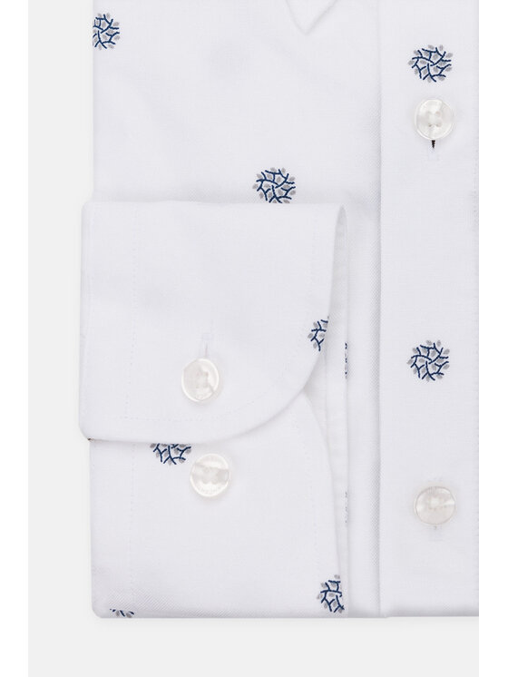Lancerto Lancerto Koszula Raul KO073122000025 Biały Slim Fit