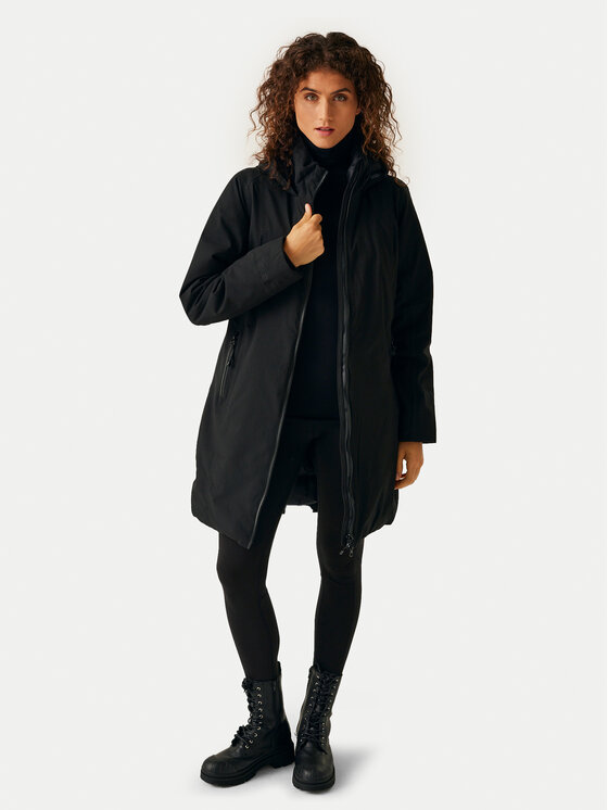Regatta Regatta Regenjacke Yewbank IV RWP395 Schwarz Regular Fit