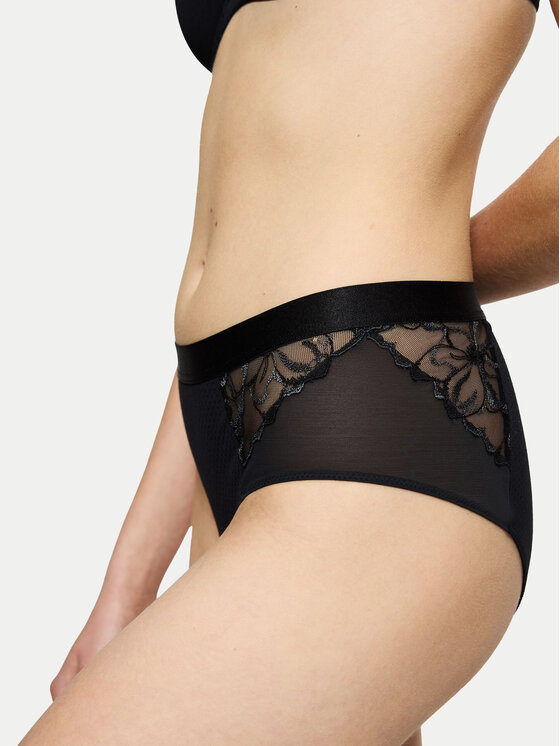 Triumph Triumph Klasične gaćice s visokim strukom Wild Azalea 10219857 Crna