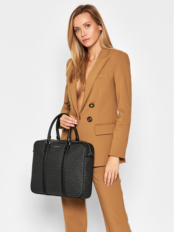 MICHAEL Michael Kors Porta PC Commputer Brfcse 33U1LHDA6B Nero