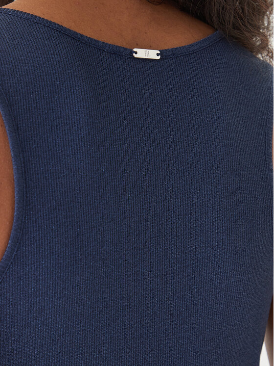 Fracomina Fracomina Top FS26ST4011K420Q7 Dunkelblau Slim Fit