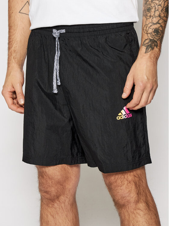 adidas Sportshorts Essentials Gradient Logo GK9592 Schwarz Regular Fit •  Modivo.de