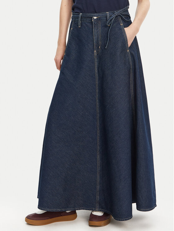 Levi's® Levi's® Дънкова пола XL 001T4-0001 Тъмносин Loose Fit