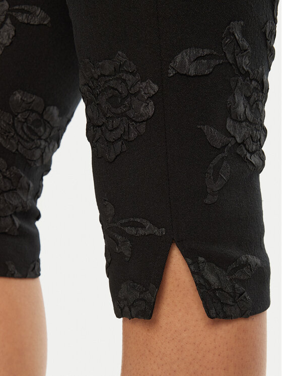 ROTATE ROTATE Capri nadrágok 113305 Fekete Skinny Fit