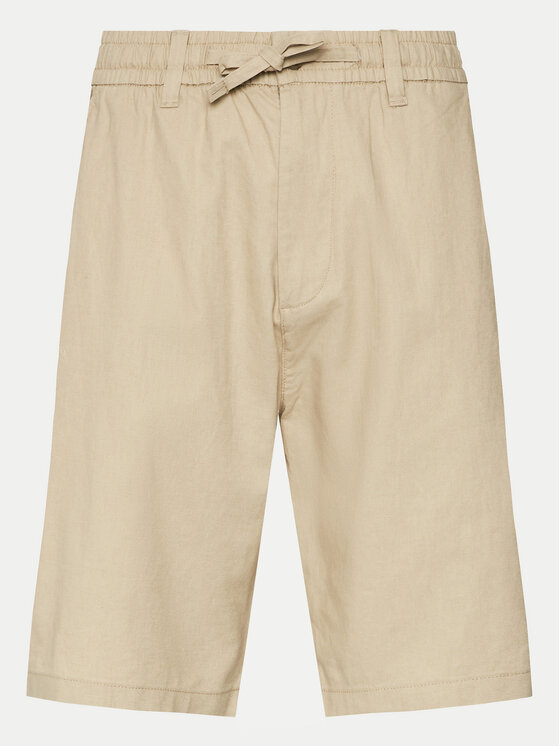 s.Oliver s.Oliver Szövet rövidnadrág 2143831 Bézs Relaxed Fit