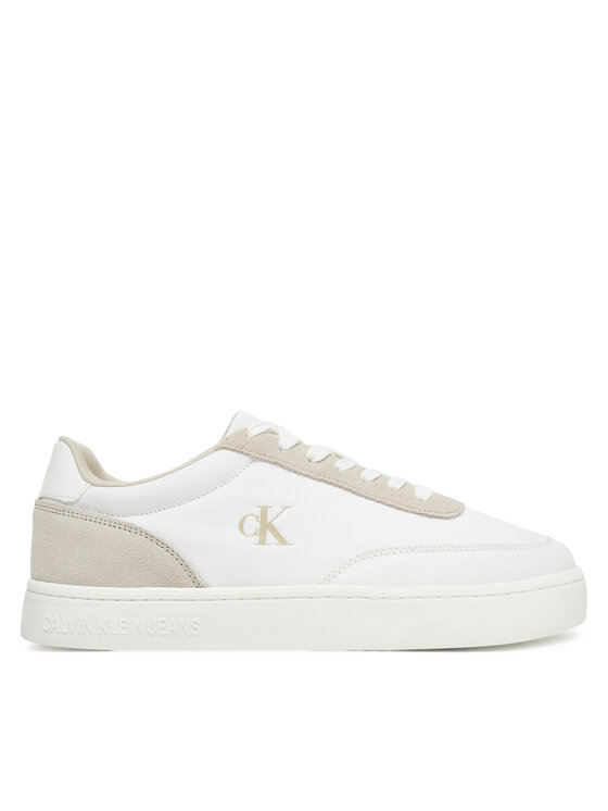 Calvin Klein Jeans Sneakersy Classic Cupsole Mg Canvas YM0YM01218 Biela