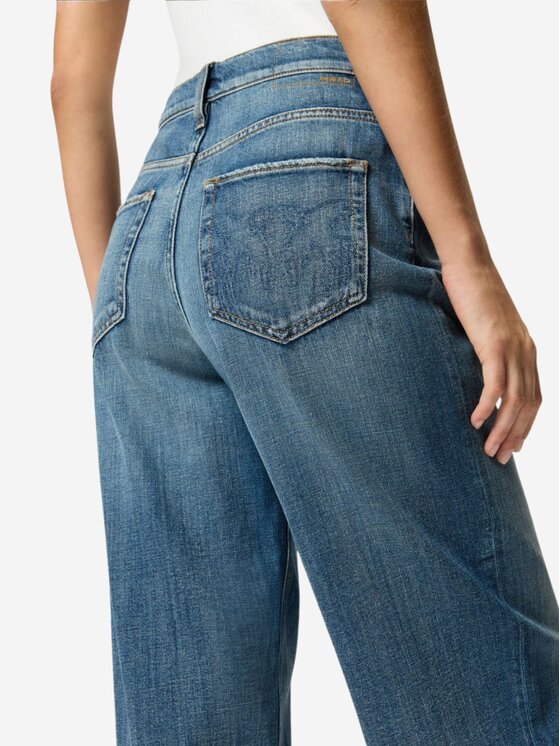 PINKO PINKO Jeansy Estelle egg soft ocean denim Modrá Regular Fit