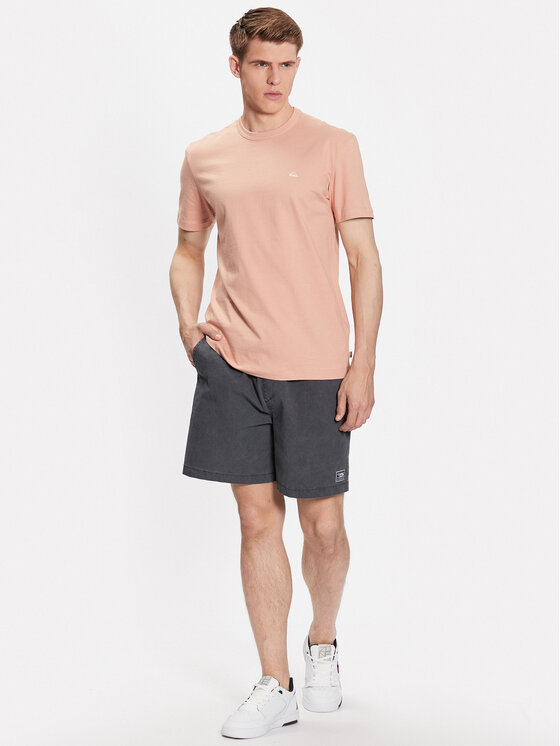 Quiksilver Quiksilver Majica Essentials EQYKT04092 Oranžna Regular Fit