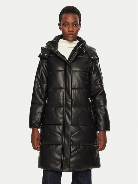 Morgan Morgan Télikabát 242-GDON Fekete Regular Fit