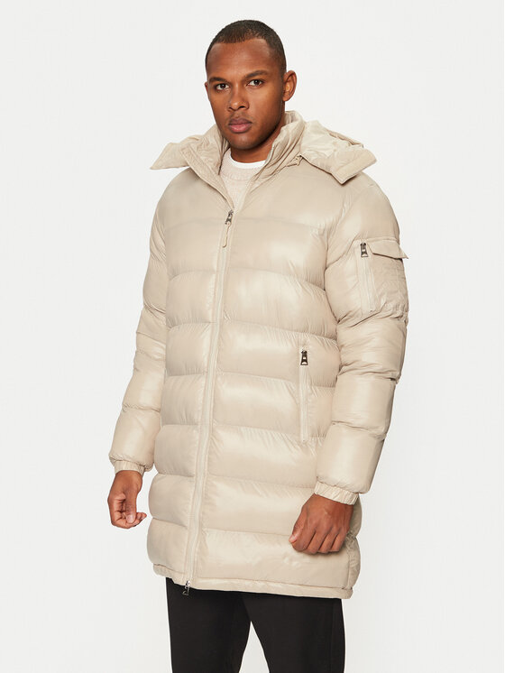Brave Soul Brave Soul Télikabát MJK-JAREDLONGSTN Bézs Regular Fit