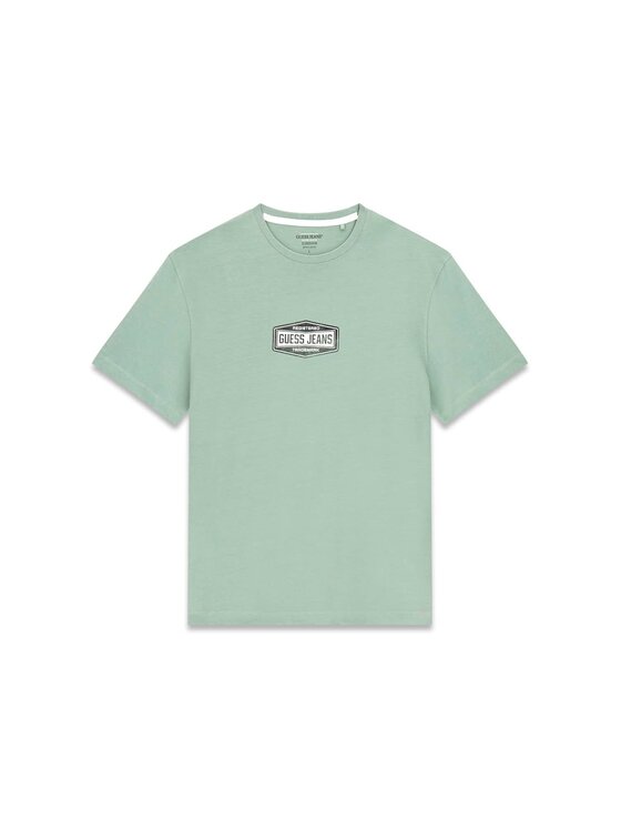 Guess Guess T-Shirt 180292 Zielony Classic Fit