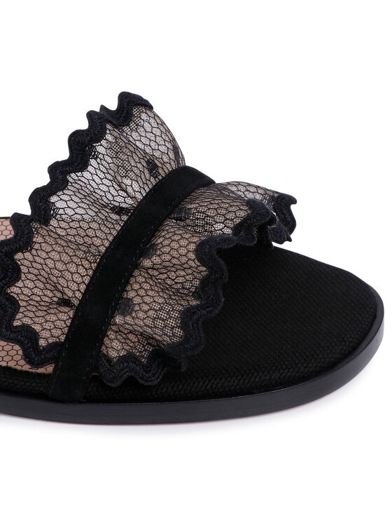 Red Valentino Red Valentino Sandály TQ0S0D67KYL Černá
