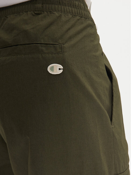 Champion Champion Spodnji del trenirke 220415 Zelena Loose Fit