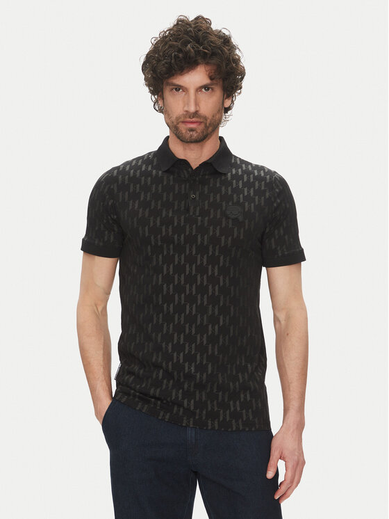 KARL LAGERFELD KARL LAGERFELD Polokošile 745070 552251 Černá Regular Fit