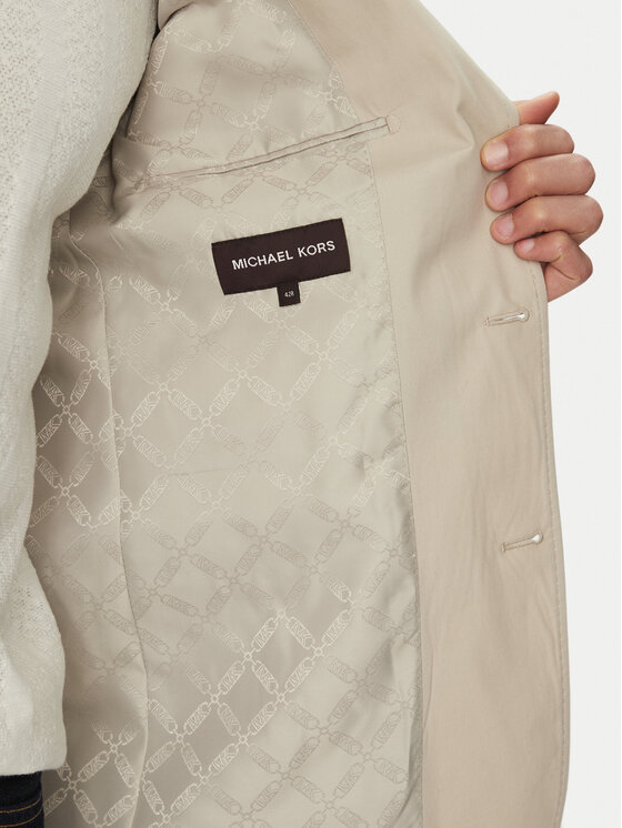 Michael Kors Michael Kors Sacou CS5100THC2 Bej Slim Fit