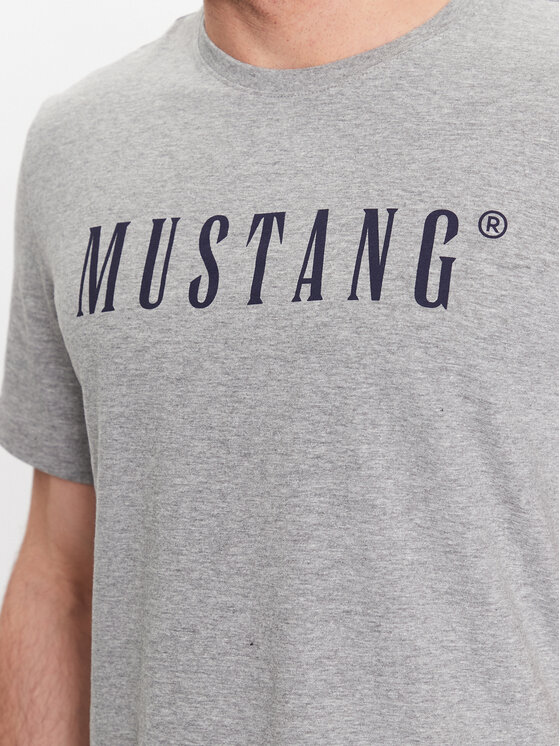 Mustang Mustang T-Shirt Alex 1013221 Szary Regular Fit