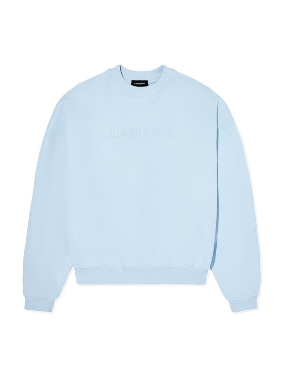La Mania La Mania Felpa BEL BABY BLUE Celeste Classic Fit