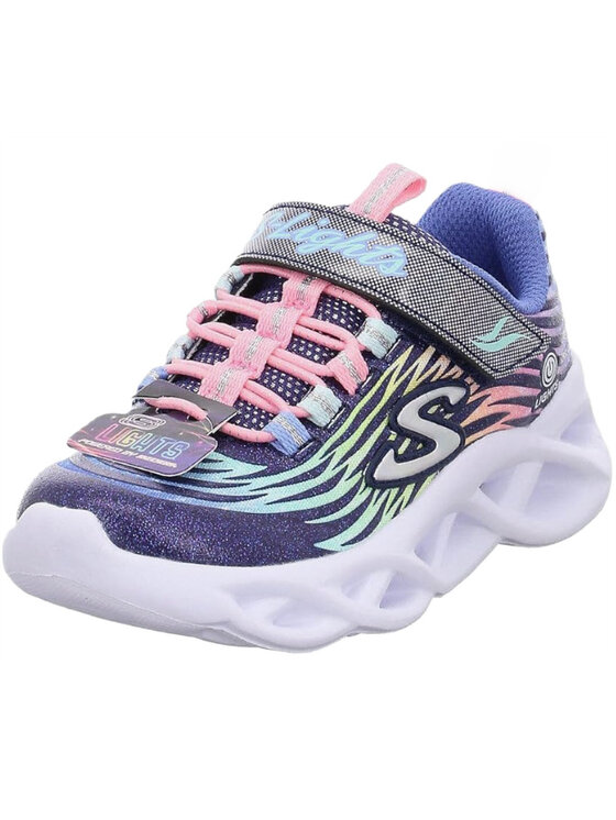 Skechers Skechers Sneakersy 302321L-NVMT Granatowy