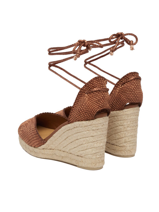 Castañer Castañer Espadrilky Cora 026131-2000 Hnedá