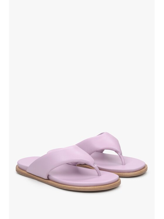 Estro Estro Klapki ER00115209 Fioletowy