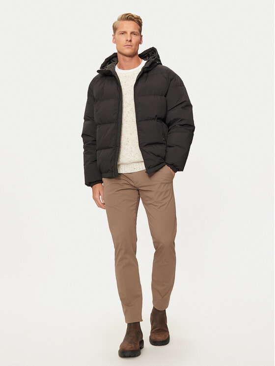 United Colors Of Benetton United Colors Of Benetton Kurtka puchowa 2JF8UN05E Czarny Regular Fit