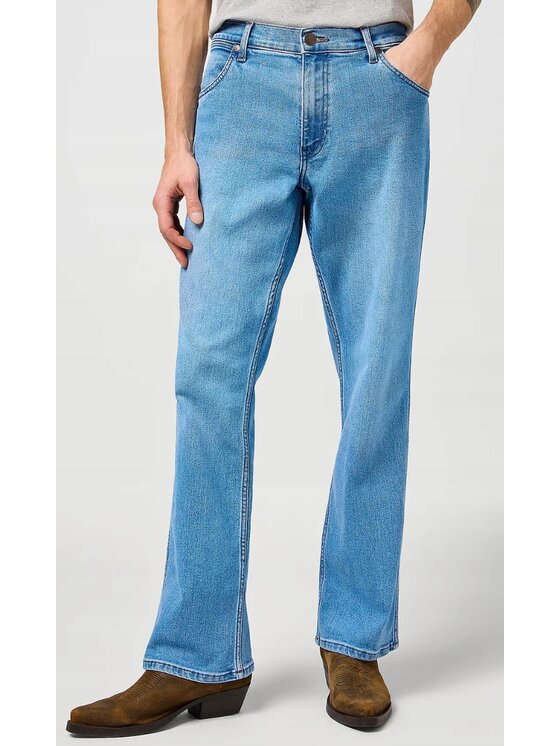 Wrangler Wrangler Jeansy Horizon Niebieski Bootcut Fit