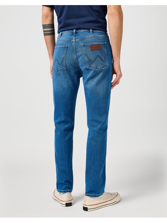 Wrangler Wrangler Jeansy Larston Niebieski Slim Fit