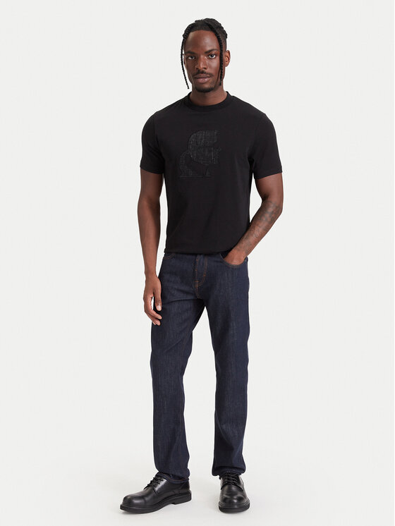 KARL LAGERFELD KARL LAGERFELD T-Shirt 755041 564236 Czarny Regular Fit
