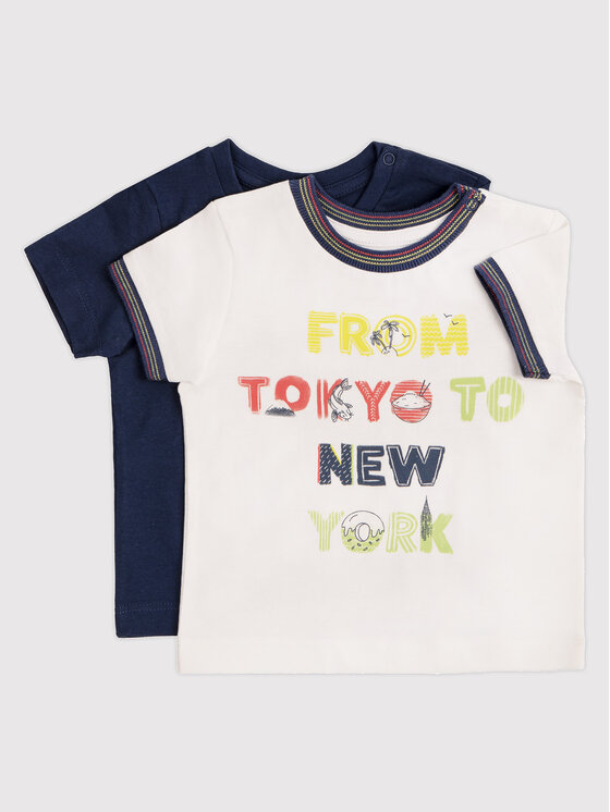 Set di 2 T-shirt 1028 Multicolore Regular Fit