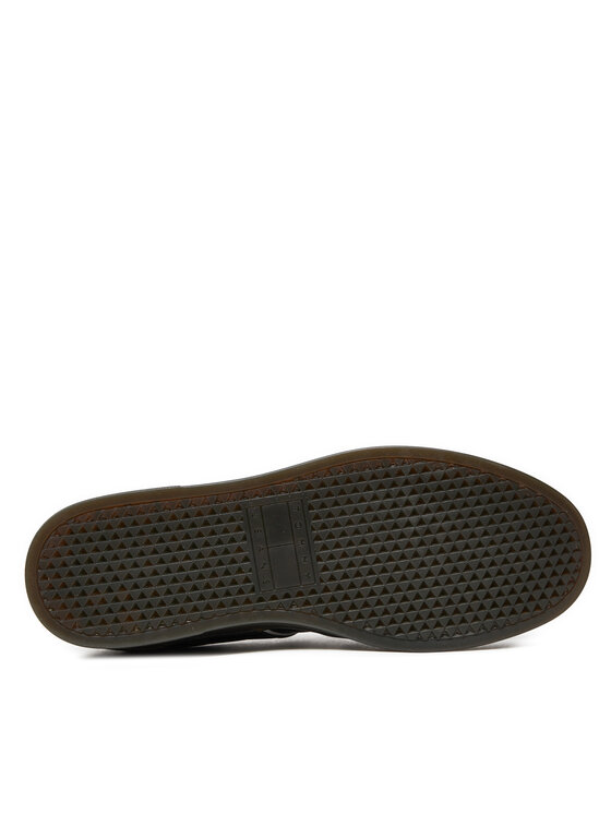 Tommy Jeans Tommy Jeans Αθλητικά Leather Retro Cupsole EM0EM01414 Μαύρο