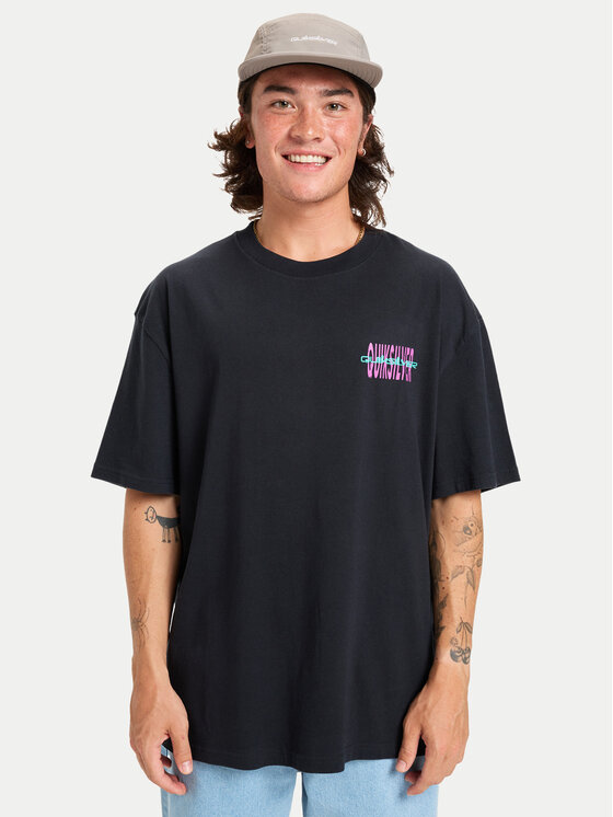 Quiksilver Quiksilver Marškinėliai Hw Desert Paradise EQYZT08200 Juoda Comfort Fit