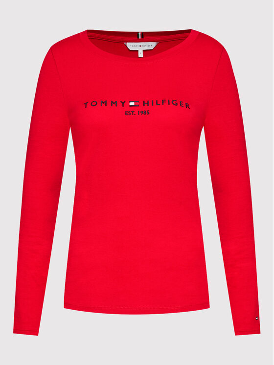 Tommy Hilfiger Tommy Hilfiger Blúzka WW0WW30720 Červená Regular Fit