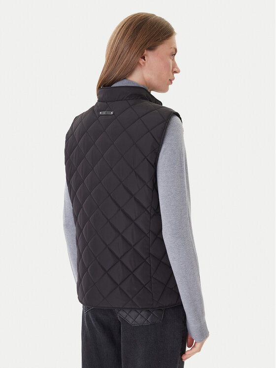 LAUREN RALPH LAUREN LAUREN RALPH LAUREN Bezrękawnik 297951276005 Czarny Straight Fit